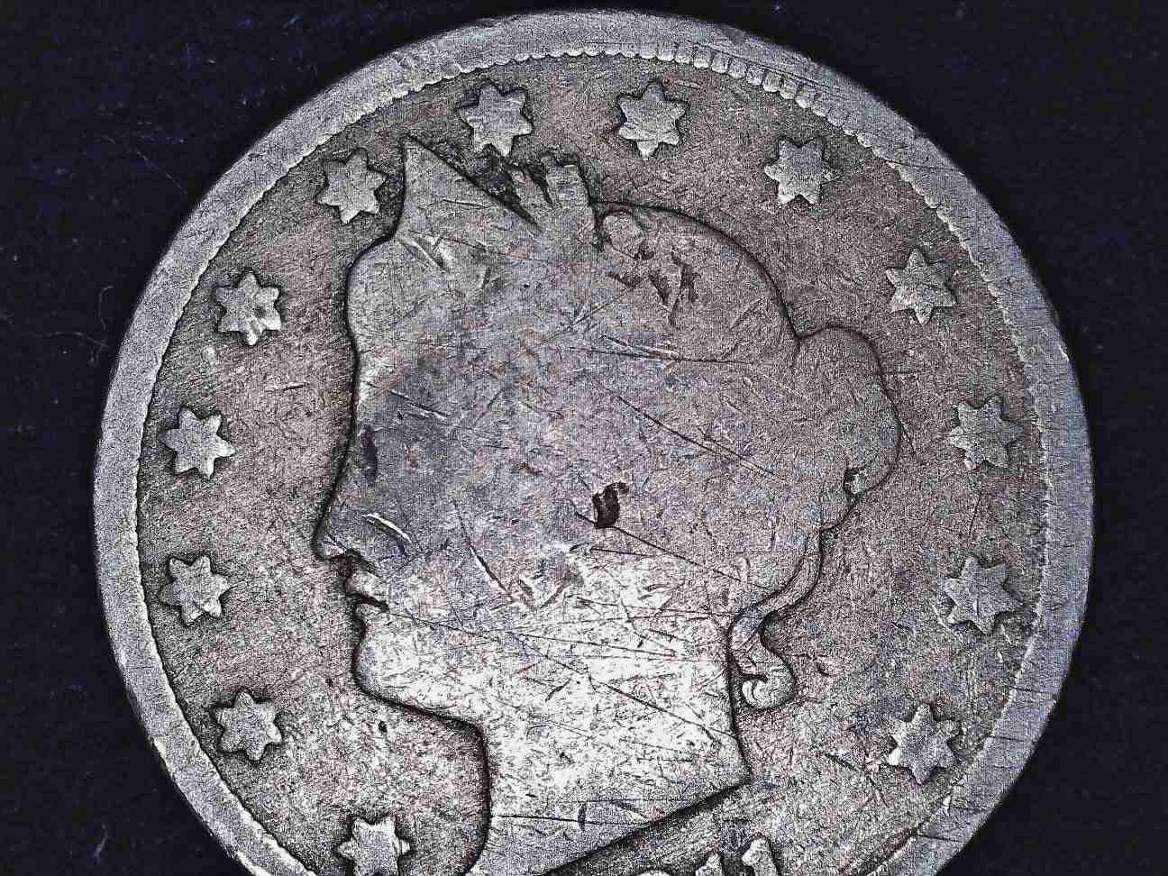 1911-Shield-Nickel-Struck-Multiple-Times